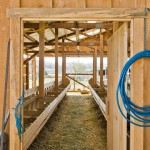 View from Inside the New Barn Photo by Steve Scardina.
