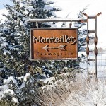 Monteillet Fromagerie Sign in Winter Photo by Steve Scardina.