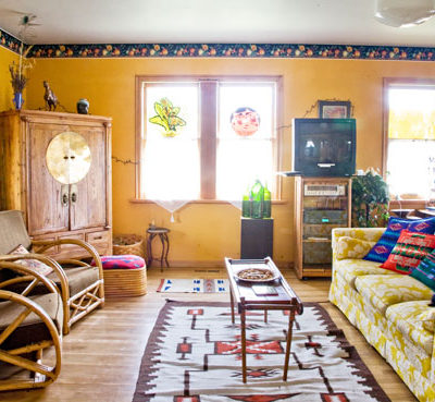 Living Room - The Gite (Holiday Home) Photo by Steve Scardina.