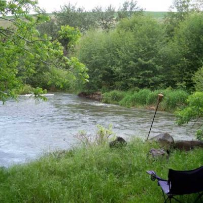 Photo of Chairs along the Touchet River
